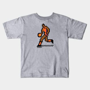 8-Bit Basketball - Clemson Kids T-Shirt